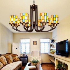 Genuine Tiffany Pendant Chandelier Lamps for Indoor Home Lighting (WH-TF-10)图1