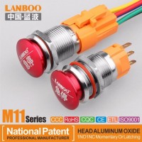 Lanboo 16mm Emergency Push Button Switch with 3pin