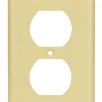 1-Gang Duplex Device Receptacle Wallplate  UL Listing