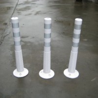 750mm Flexible PU Warning Post White