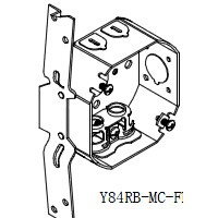 4 in. Octagonal Steel Ceiling Box  UL