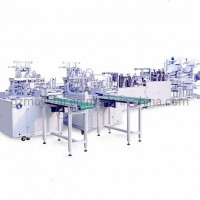 Manufacturer in Stock High Speed 3ply Disposable Medical Face Mask Making Production Machine with Ce