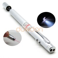 5 in 1 Magnetic Pick up Oil Pen LED Red Laser Pointer Flashlight for Teacher