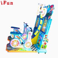 Arcade Token Operated Kids Bicycle Game Machine Redemption Ticket Bike Riding Simulator Hot Sale in