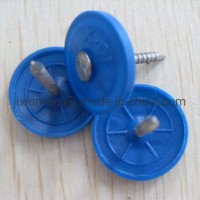 Cap Nail  Plastic Cap Nail  Nail with Plastic Cap  Plastic Cap Roofing Nail  Nail