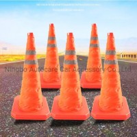 30/40/45/65/70 Cm High Quality Pop up Traffic Barrier Reflective Foldable Flexible Traffic Cone