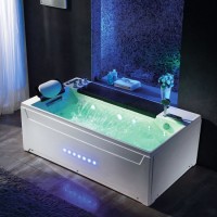 Hot Sale One Person Bathroom Whirlpool Massage Bathtub Sanitary