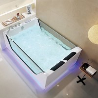 Hot Selling Cheap Factory Price Double Whirlpool Jacuzzi Massage Bathtub