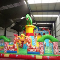 Hot Selling Commercial Infalatable Bouncy Castle Trampoline Slide for Amusement Park