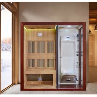 Best Price Bathroom Wet Steam Massage Shower Cabin Cambine Far Infrared Sauna Cabin