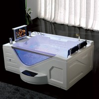 Hot Selling Fashion Style Luxury Couple Massage Acrylic Bathtub Price