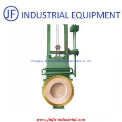 High Temperature Hydraulic Refractory Chamber Lining Hot Blast Valve for Bf图1