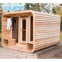 Joyee Hot Sale Personal Home Outdoor Traditional Sauna Cabin Wood Steam Sauna Room for Wholesale