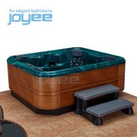 Joyee Acrylic Outdoor Backyard Huge Bathtub Jacuzzi Hot Tub with Us Acrylic