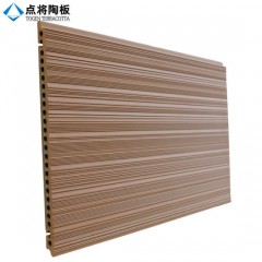 3D Inkjet Printing Wood Grain Terracotta Panel图1