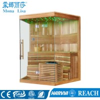 3-5 Person Fancy Design Single Use Wooden Sauna Room (M-6037)