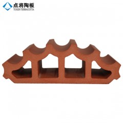 Red Special-Shape Terracotta Panel for Building Exterior Wall图1