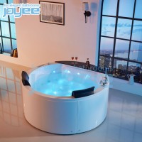 New Indoor Bathroom 2 Person Acrylic Round SPA Hot Tub Massage Jacuzzi Whirlpool Bathtub