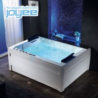 Joyee 2 People Bathroom SPA Hot Tub Massage Drop in Freestanding Acrylic Whirlpool Bathtub with Fact