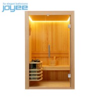 Joyee Sauna Manufacturers Single Person Wooden Mini Traditional Square Sauna Bath Portable Steam Sau