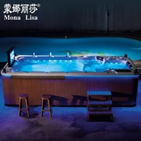 Endless Swimming Pool with Jacuzzi SPA Massage Swim SPA M-3370