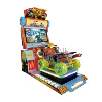 Crazy Arcade Racing Game Machine Four Wheel Drive 42 Inch HD Screen Dynamic Motion Seat