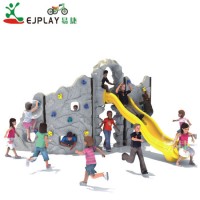 Outdoor Climbers Physical Playground Equipment Rocking Climbing Wall