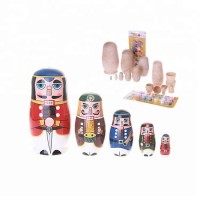 Wholesale DIY Blank Plain Russian Wooden Nesting Dolls