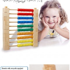 Intelligent Development Maths DIY Wooden Bead Maze Preschool Educational Toy (GY-0004)图1