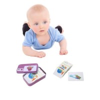 Baby Kids Educational Cognition Puzzle Toys Toddler Box Cards Matching Game