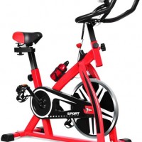 Home Cardio Workout Stationary Belt Drive Indoor Cycling Bike