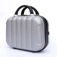 Custom Mini ABS Hard Shell Cosmetic Case Beauty Make up Luggage Case Storage Carrying Box Suitcase