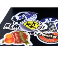 Custom Brand Logo Printed Waterproof Vinyl Die Cut Stickers