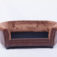 Brown Colour Black Colour Pet Luxury Bed