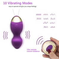 10 Speed Remote Wireless Anal Bluetooth Egg Jumping Sex Toy Vibrating Egg