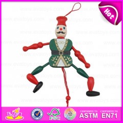 2016 Most Popular Kid Toy Wooden Puppet  Top Sale Wooden Pull Toy Puppet  Wholesale Wooden Hand Pupp图1