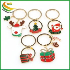 Promotion Christmas Gift Wholesale Metal Keychain Custom Personalized Logo Keychain图1