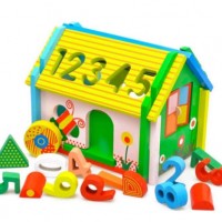 2018 Novely Wooden House Toy All-Natural Wooden Educational Toys H8147596