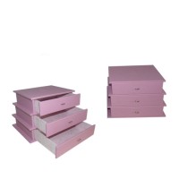 Desktop Three Layer Jewelry Cosmetic Makeup Organizer Box (1262)