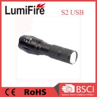 G700 USB Rechargeble Torch LED Flash Light