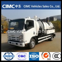 China Isuzu 700p 4*2 189HP Suction Sewage Truck