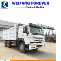 HOWO Used Dump Truck Right Handing Driving Rhd 6X4 340HP  371HP 30t-40t Cargo Loading Capacity Cheap