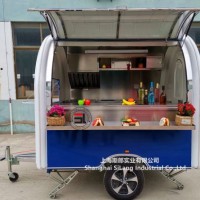 Canopy Ice Cream Display Cart  American Standard Mobile Food Trailer Food Truck  Hot Dog Cart Popcor