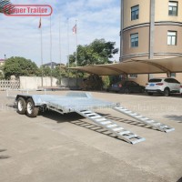 Agricultural Fully Welded Car Trailer with Ramp