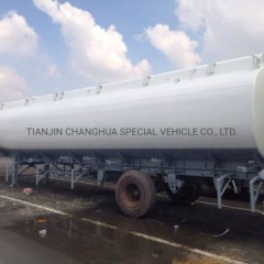 Stock 48cbm Oil Tanker/Carbon Steel Tank Trailer/ Semi Trailer图1