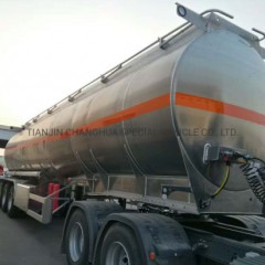 Stock 45000 Liters Fuel Tanker Trailer  Truck Aluminum Fuel Tanks  Oil Tanker Model图1