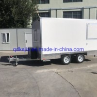 2020 New Zealand Standard Black Color Mobile Food Trailer