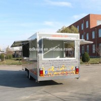 Outdoor BBQ Catering Van Grill Food Van Mobile Food Cart