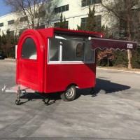 Ice Cream Coffer Mobile Street Cold Drinks Mobile Food Trailer