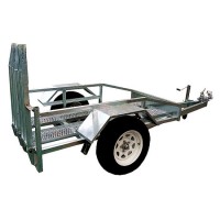 Galvanized Car Trailer SUV Trailer for Family Vocation Using